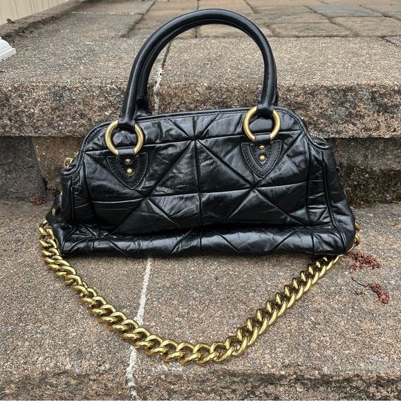Marc Jacobs Quilted Leather Bowler Bag with chain strap - Picture 4 of 8